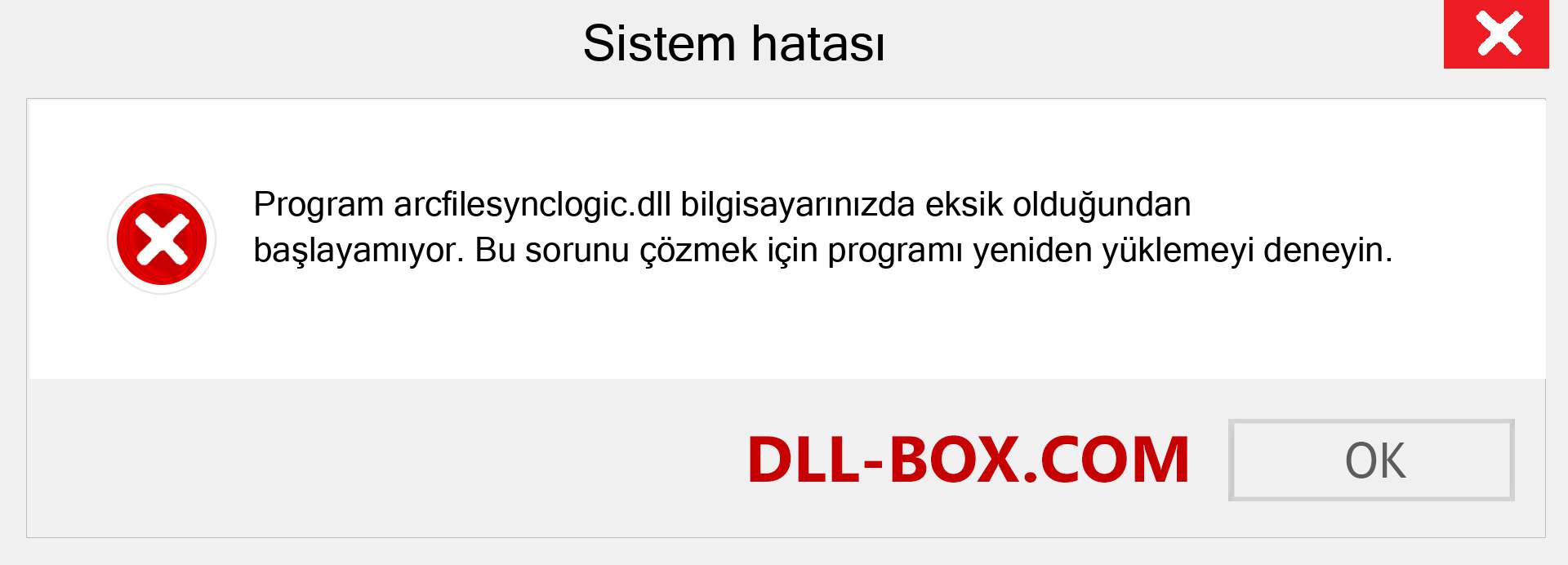 arcfilesynclogic.dll dosyası eksik mi? Windows 7, 8, 10 için İndirin - Windows'ta arcfilesynclogic dll Eksik Hatasını Düzeltin, fotoğraflar, resimler